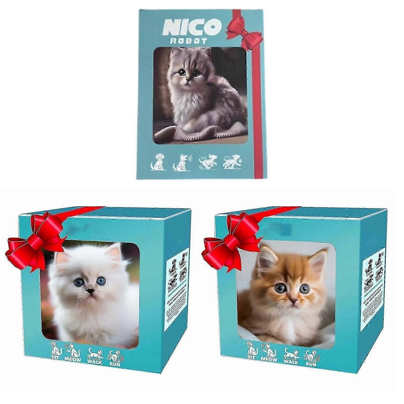 New Interactive Robot Kitten Plush Toy For Kids - Soft Robotic Cat With Fun Activities For Children