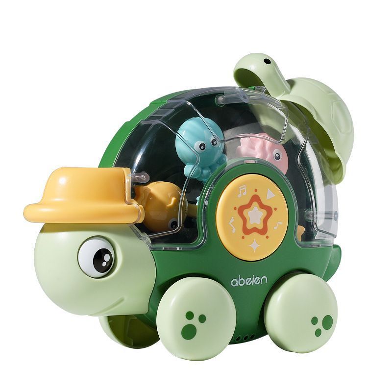 Bath Toys Rotation Turtle Water Birthday Gift for Baby Boys Girls Toddlers 1-5 Years