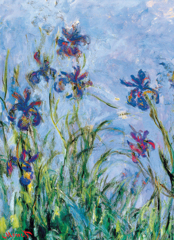 Irises (Detail) by Claude Monet 1000 Pieces Puzzle