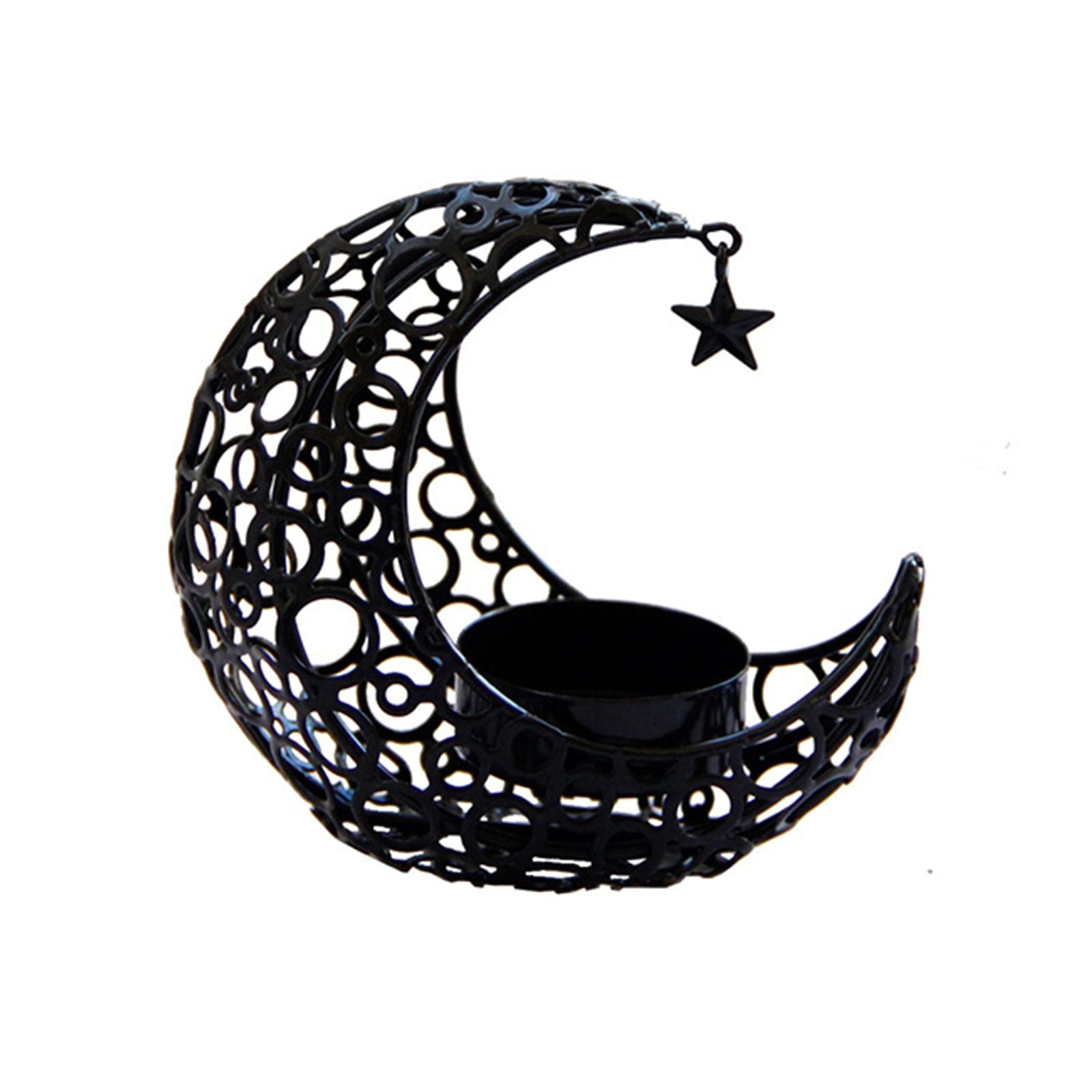 Moon Candlestick Candle Holder Wedding Tabletop Ornament Home Decoration