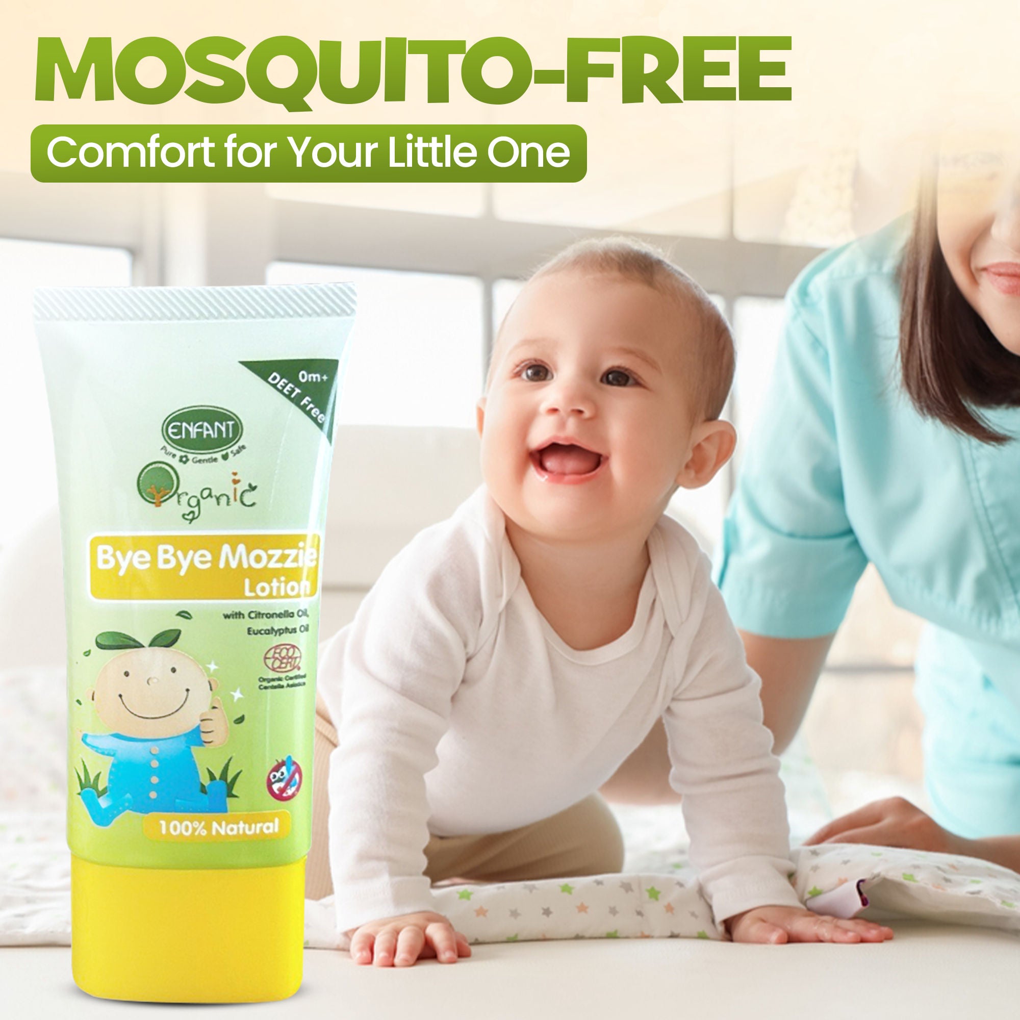 ENFANT Organic Bye Bye Insect Repellent Lotion