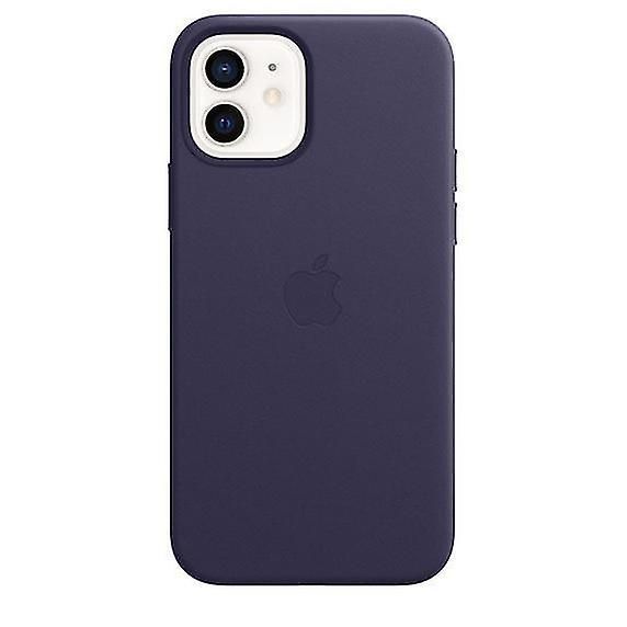For iPhone 12/12 Pro - Leather Case with MagSafe, Stylish and Protective Phone Cover