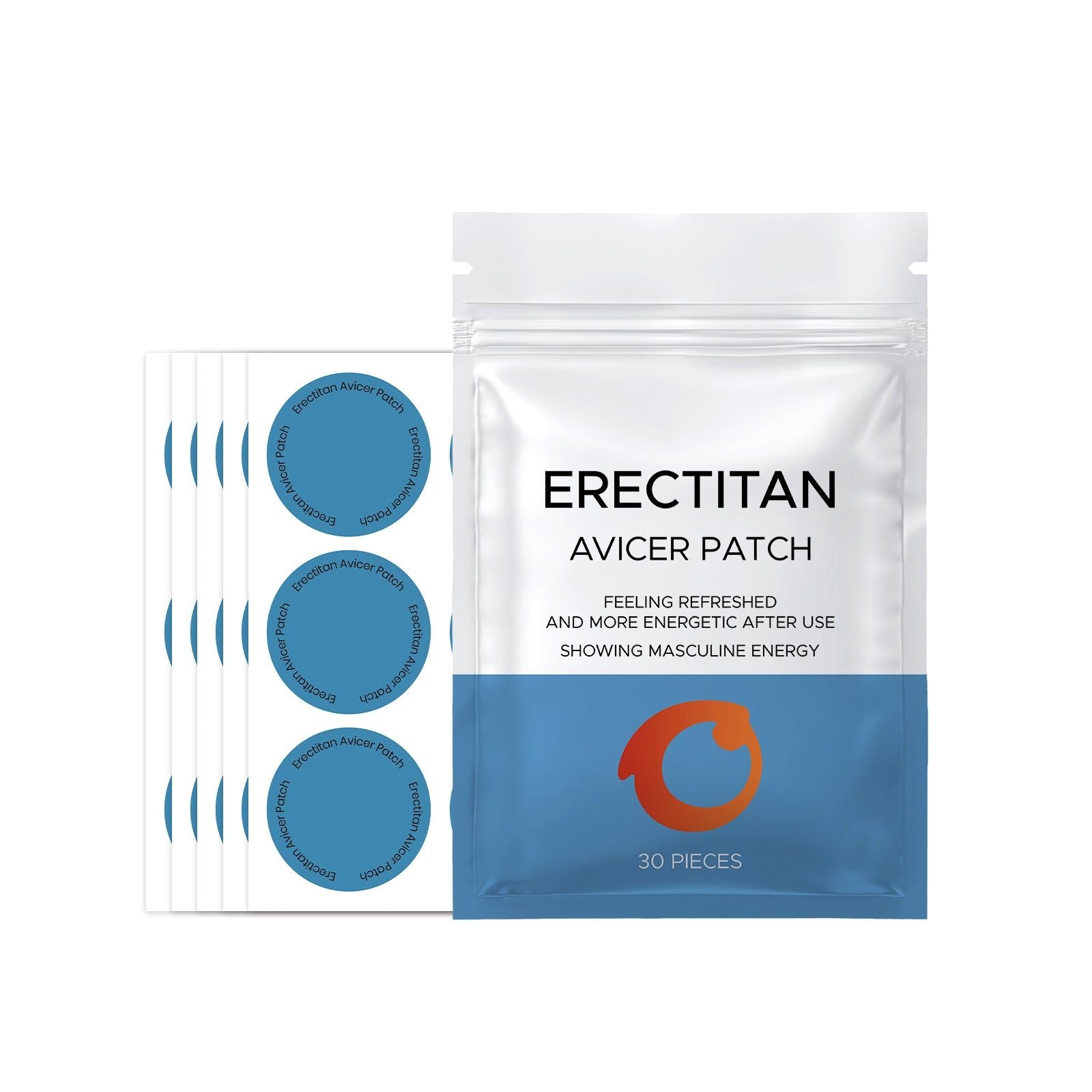 Male Care Patch, Daily Vitality Boost, Natural Men's Health, Easy Skin Care ,30 pieces