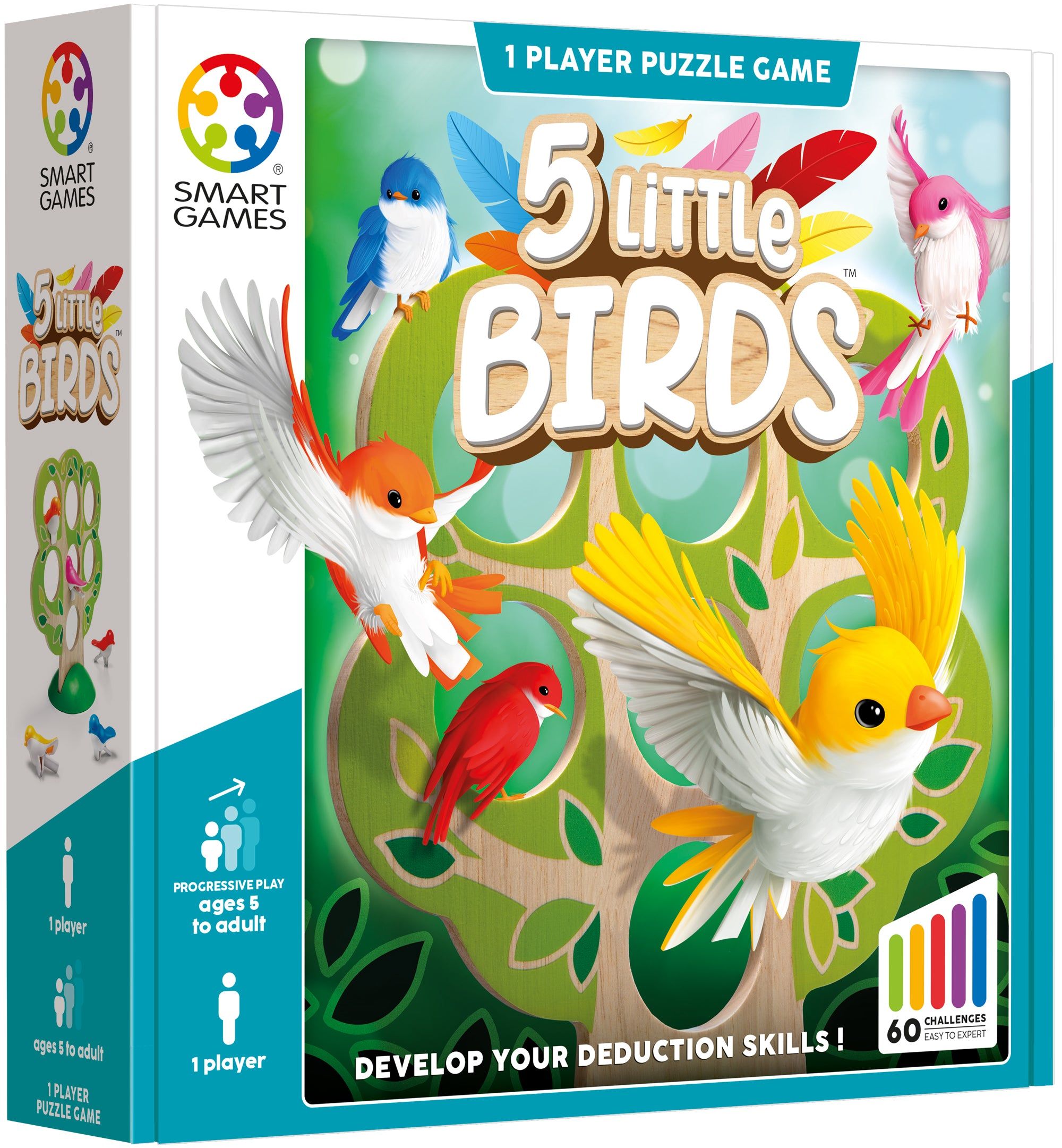 Smart Games 5 Little Birds — Logic Puzzle Game