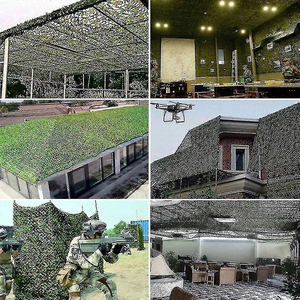 Christmas3x5m 3x8m 3x10m 4x5m Reinforced Camouflage Net Swimming Pool Beach Pavilion Garden Sunshade Camouflage Canvas Net 7 Colors zxin
