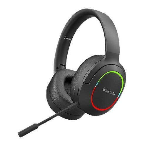 Led Wireless Headphones Stereo Low Latency Gaming Earphones With Microphone