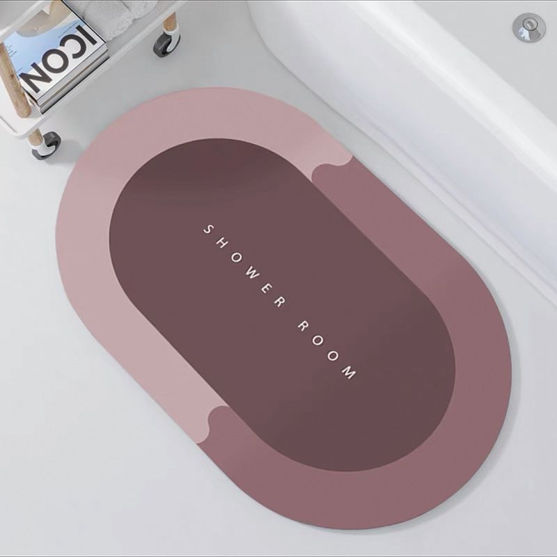 Bath Mat Super Absorbent Floor Mat Quick Drying Bathroom Rug Non Slip Entrance Doormat