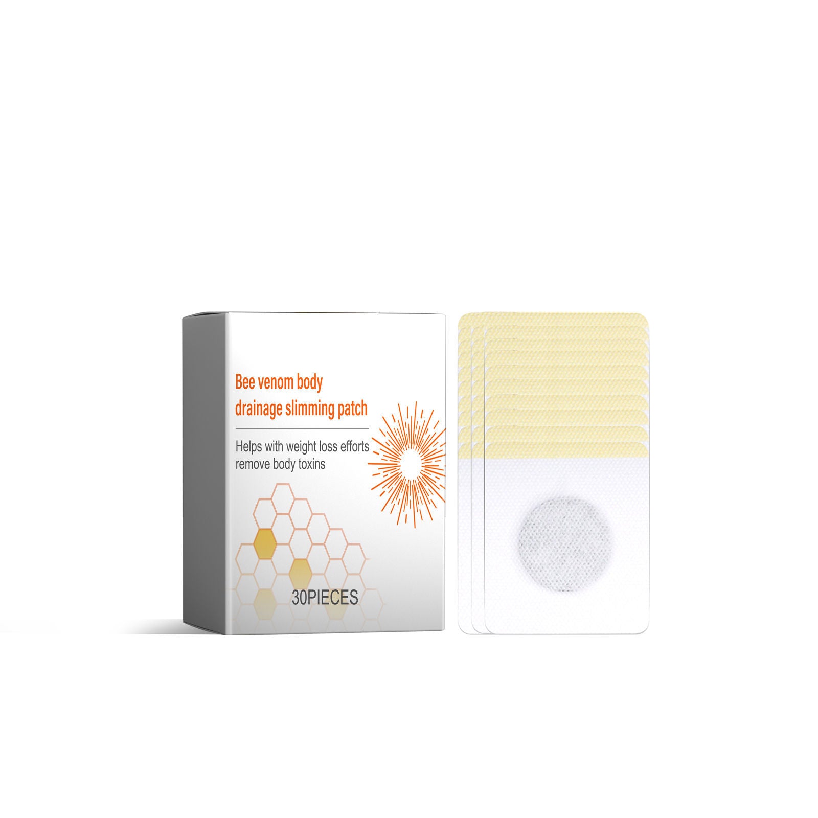 Boost Your Body Shaping with Bee Venom Patch, Slim, Tighten, and Reduce Flab ,30pcs