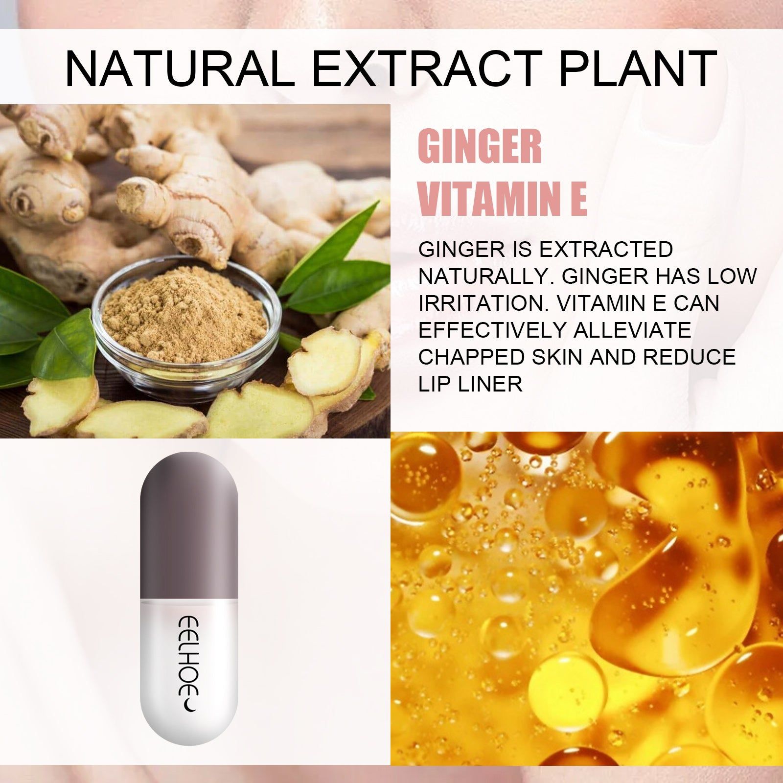 Lip Capsules, Make Your Lips Look Fuller and More Hydrated, Plump & Moisturize ,2pcs