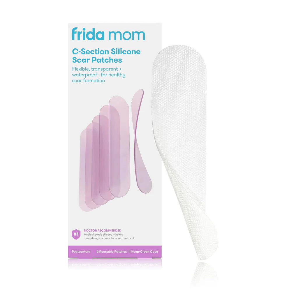 Frida Mom C-Section Silicone Scar Patches - Postpartum Scar Care (4 Patches)