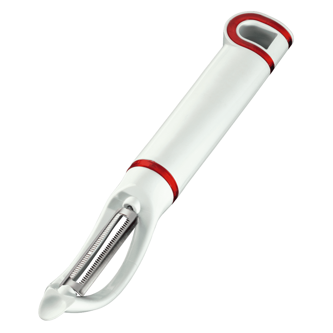 XAVAX 111570 Vegetable Peeler, 22 cm, red/white