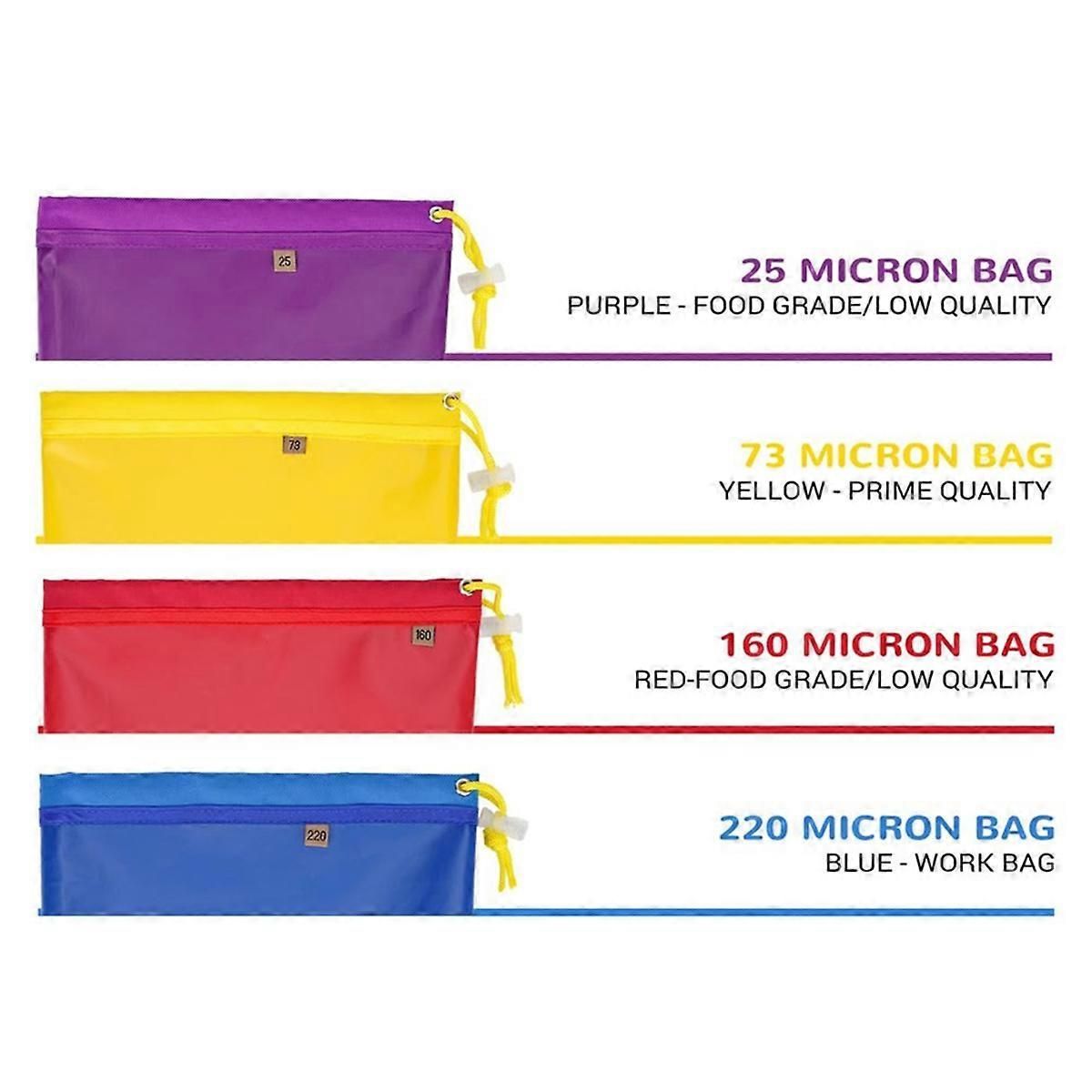 4 Pack Filter Bags,Filter Bag Set, Filter Screen and Storage Bag B