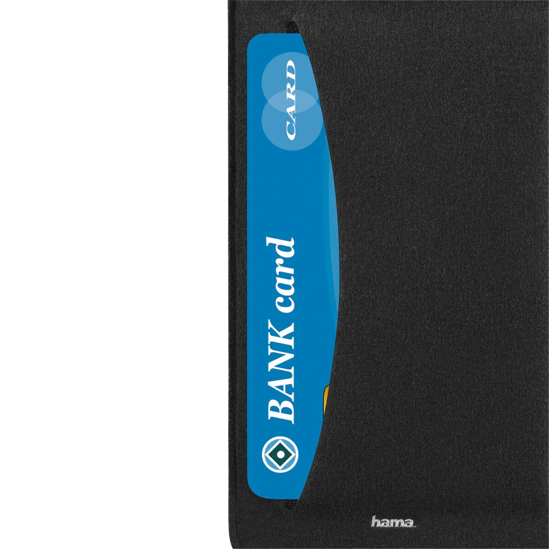 HAMA 177810 "Clear" Booklet Case for Apple iPhone 7/8, black