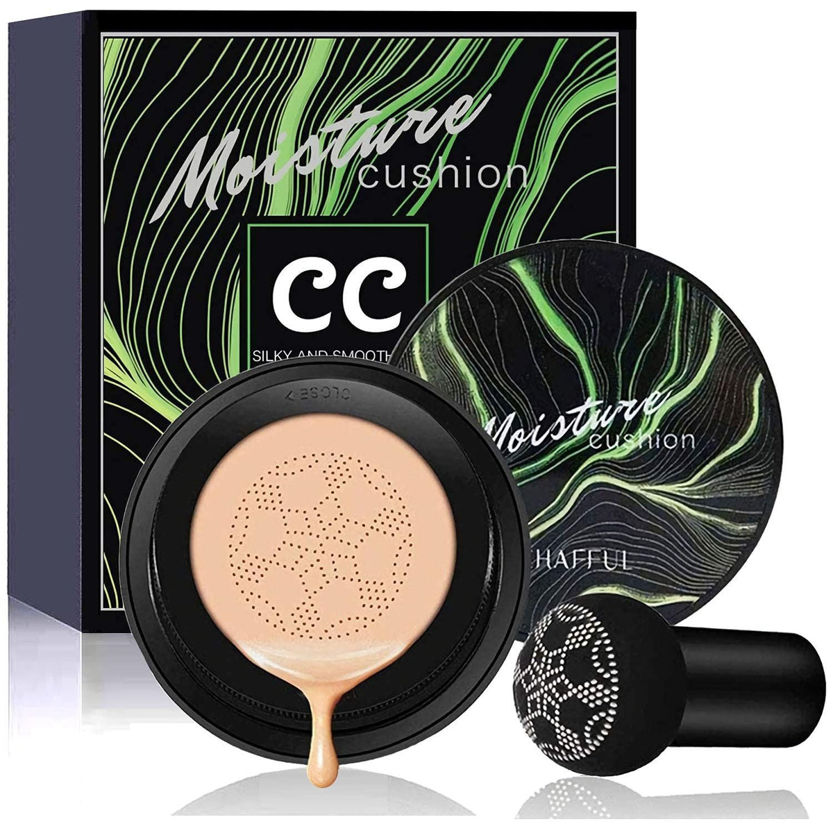 Air Cushion CC Cream Concealer Mushroom Head Brush Makeup Foundation Moisture