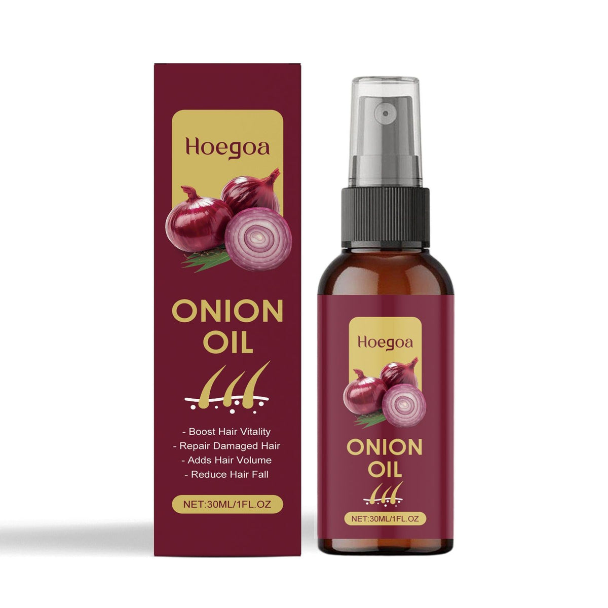 Revitalize Hair with Onion & Rosemary Oil, Nourishing Hair Care for Strong, Healthy Hair ,30ml