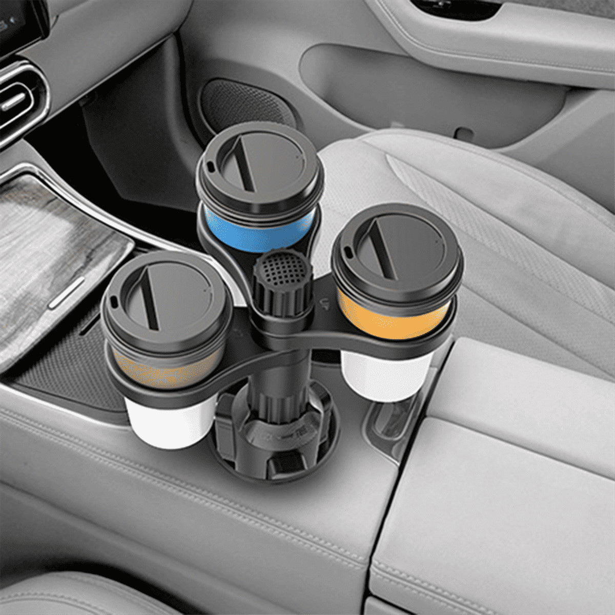 Multifunctional Car Cup Holder Extender Rotating Car Cup Holder Expander Organizer