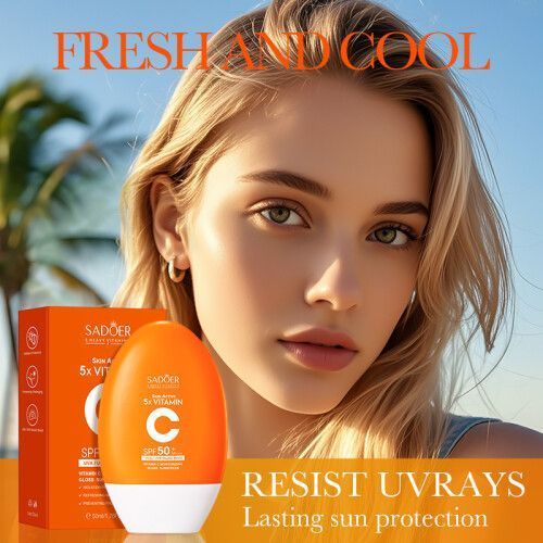 Vitamin C SPF 50+ Sunscreen Moisturizing UV Protection - 50ml
