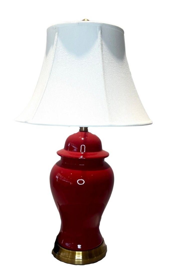 Red Table Lamp #TL0378