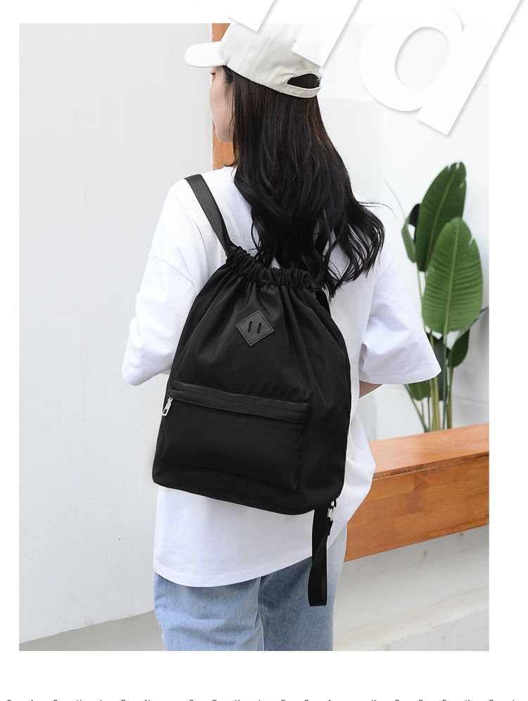Drawstring Backpack Sports Gym Backpack Waterproof String Bag Beach Bag