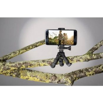 Hama  4609 "Flex" Mini-Tripod for Smartphone and GoPro, 14 cm, Black