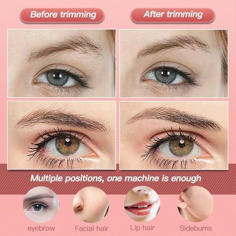 Electric Eyebrow Trimmer Automatic Painless Eyebrow Hair Remover For Women
