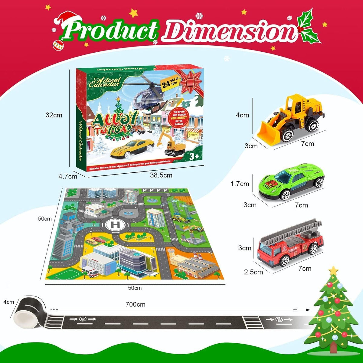 Childrens Advent Calendar 2025 Christmas Calendar Toys for 2-8 Year Old Kids for Kids
