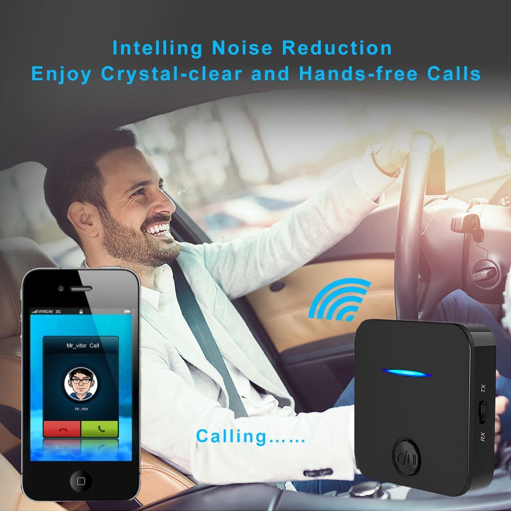 Bluetooth Adapter 2 In 1 Bluetooth Audio Receiver Transmitter For Car TV Headset PC