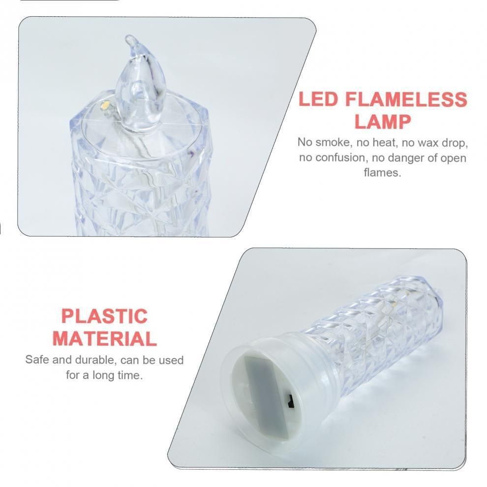 2pcs LED Tea Lights Wedding Table Candles Lamp for Wedding Birthday Party Home Decoration