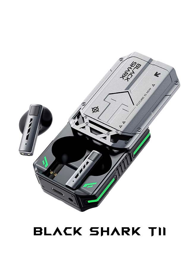Black Shark T11 With Low Latency Mode, Bluetooth 5.3, RGB Lighting Effect, 30 Hours Battery Life and ENC Call Noise Reduction - Grey