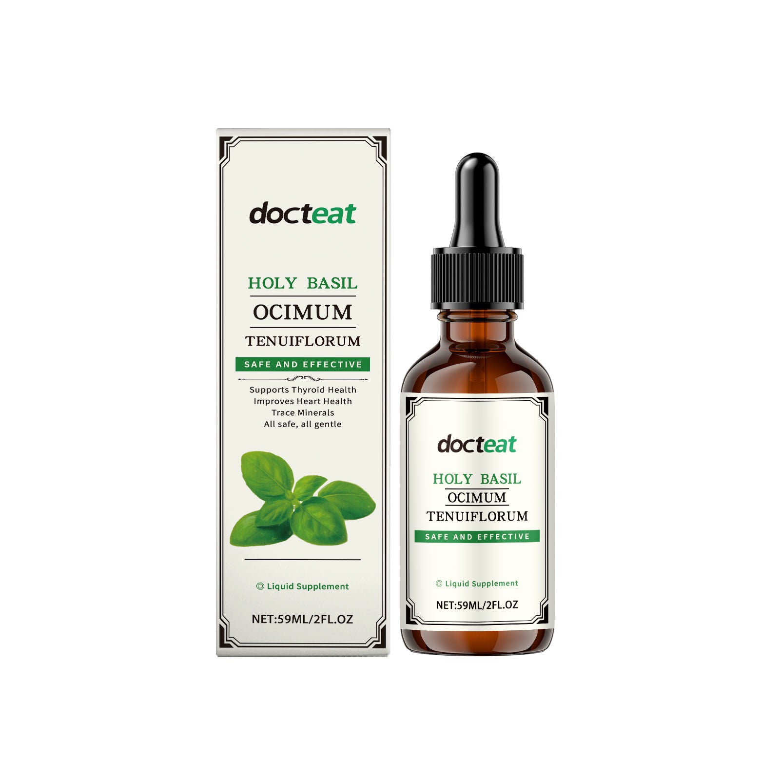Thyroid Body Care Drops, Natural Energy Boost, Daily Vitality, Easy Massage Supplement ,59ml