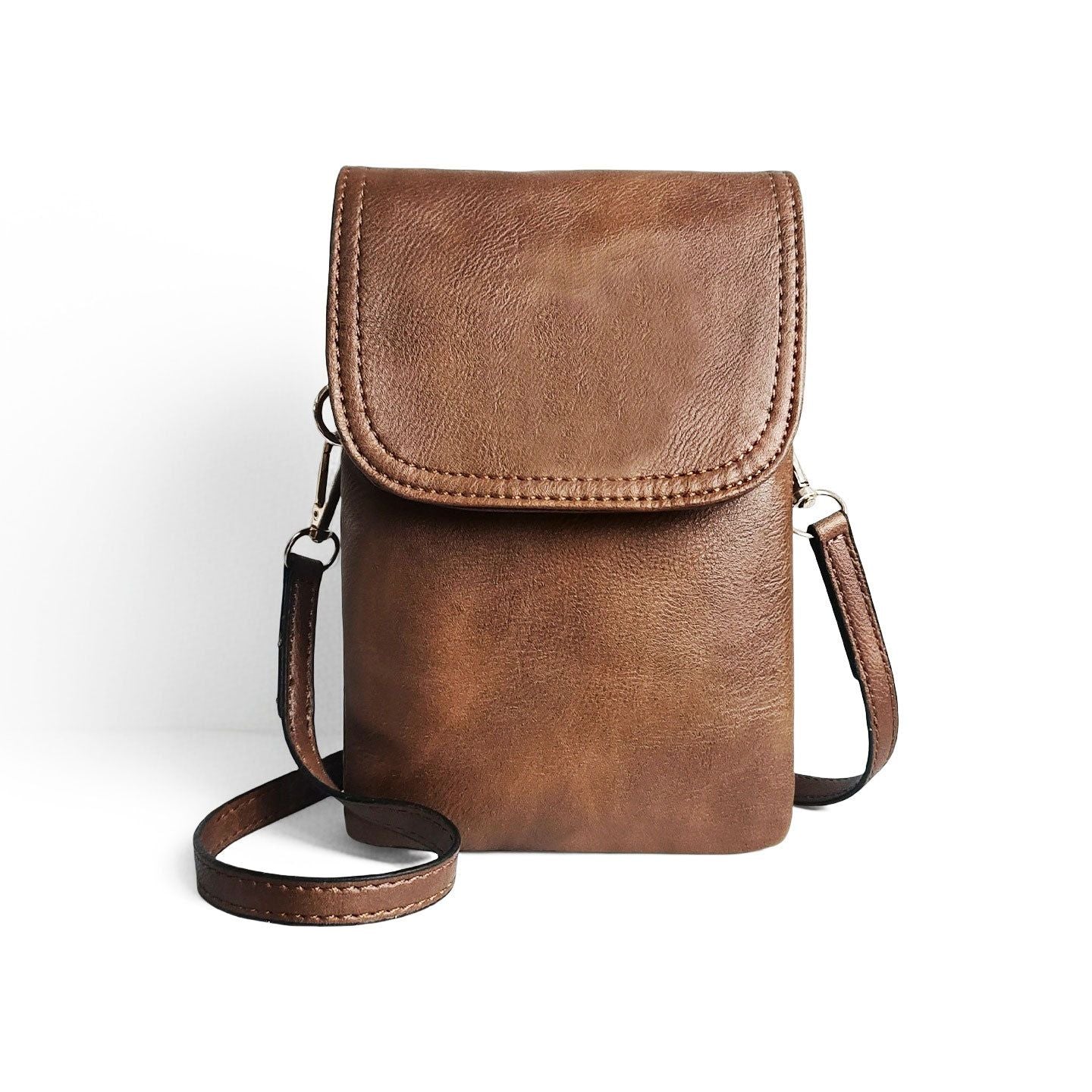 Mini Phone Bag Small PU Leather Crossbody Bag Cell Phone Bag Wallet Purses for Women