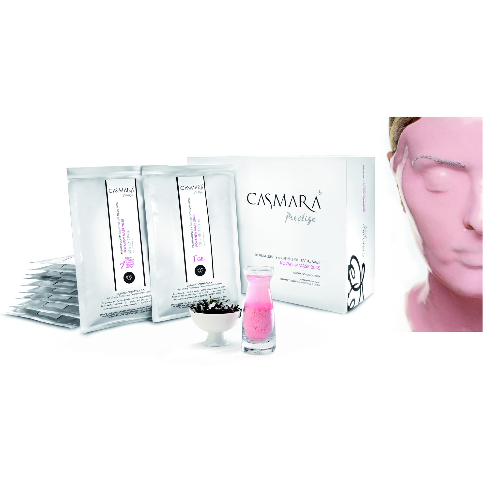 Casmara Novanew Mask 2045, Gel and Powder, 1 Pack