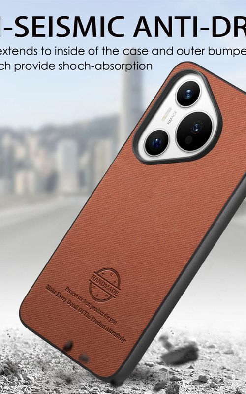 Twill Fabric Leather Phone Case For Huawei Pura 70 Pro+