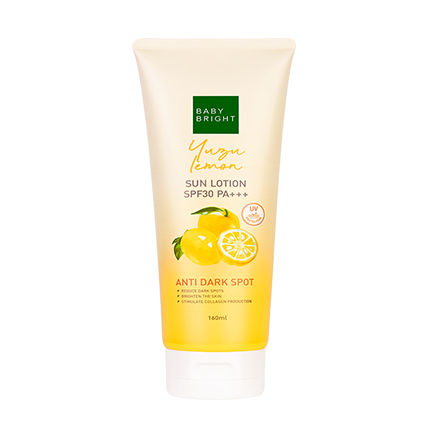 YUZU LEMON SUN LOTION SPF30 PA+++ 160ML BABY BRIGHT (B)