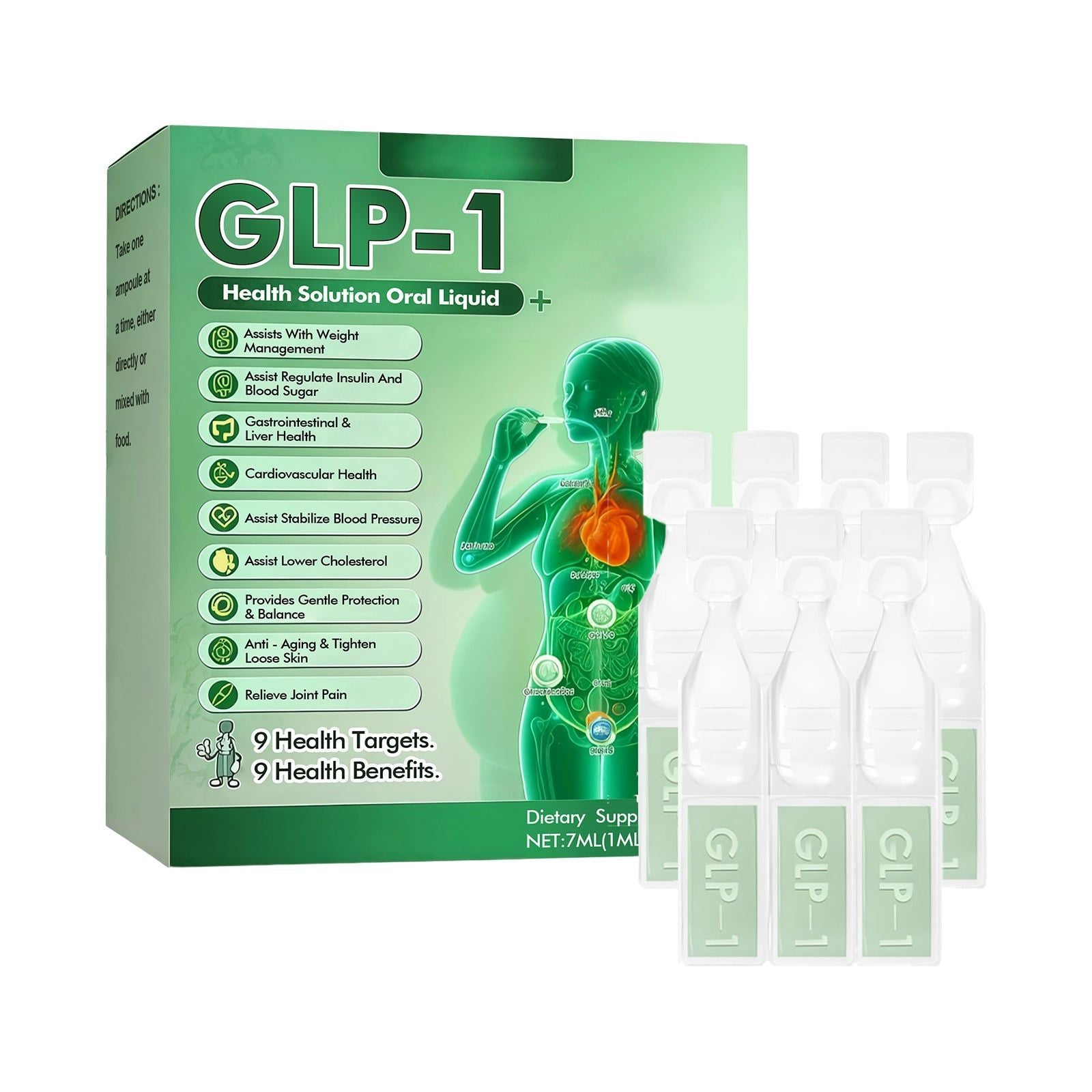 Boost Your Body Care with Green Tea & Moringa, Daily Digestive Support, Weight Management ,1 set