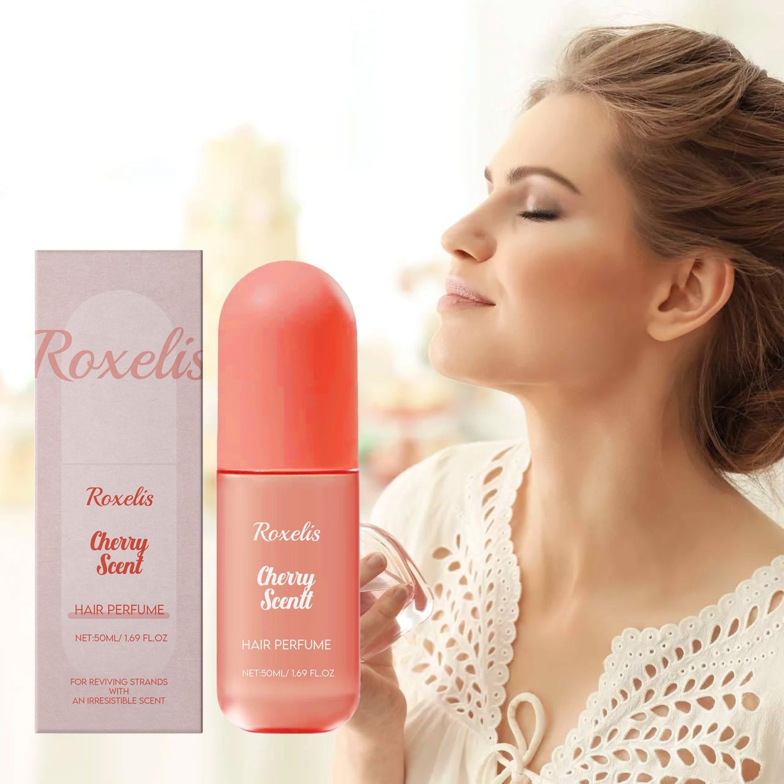 Cherry Fragrance Spray, Retain Fragrance, Long-Lasting, Elegant, Romantic Perfume ,50ml