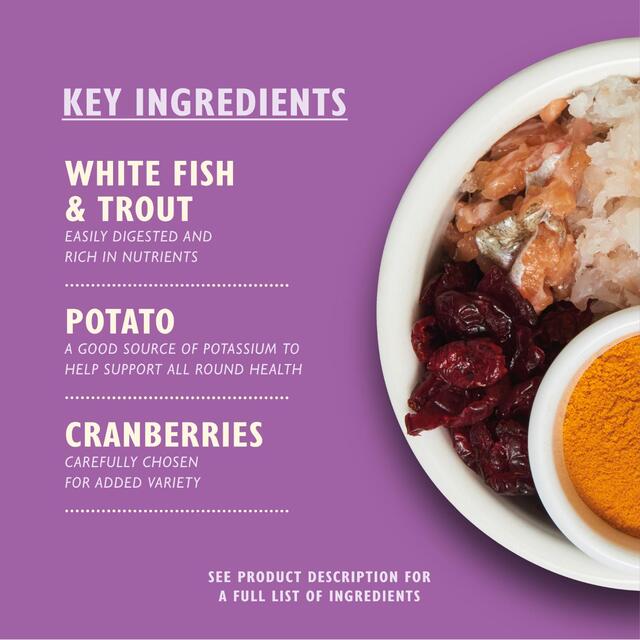 Lily's Kitchen Senior Recipe White Fish with Turkey & Trout Dry Cat Food 800gms
