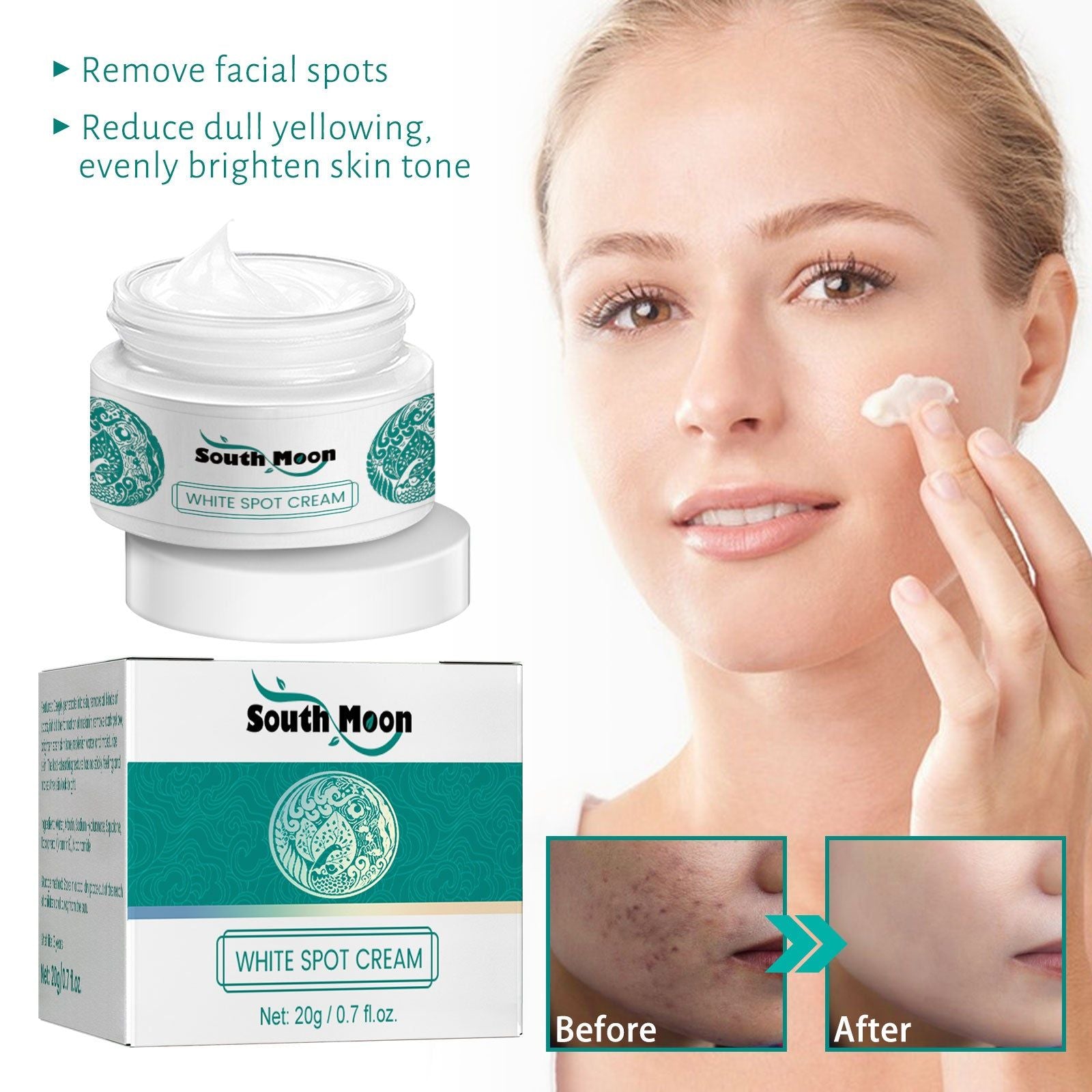 Brighten Skin and Fade Spots, Hydrating Face Cream for Radiant, Clear Skin ,20g
