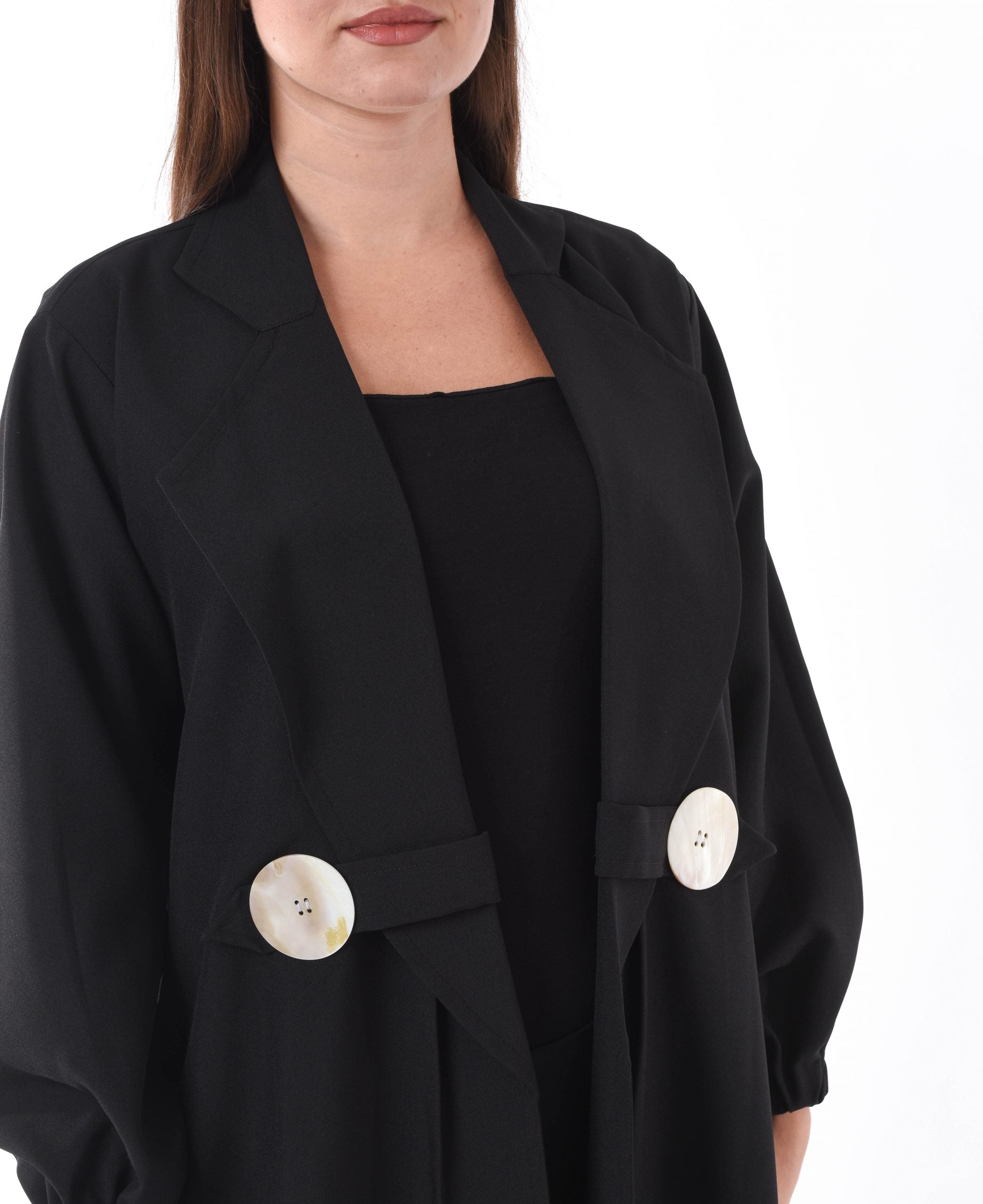 MOiSTREET Black Formal Abaya