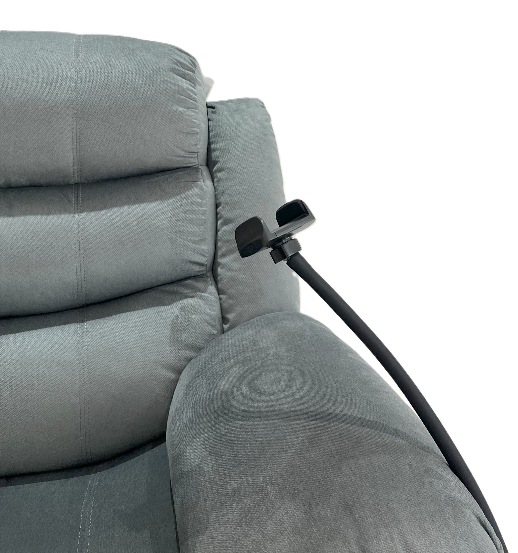 Grey Power Recliner #8005