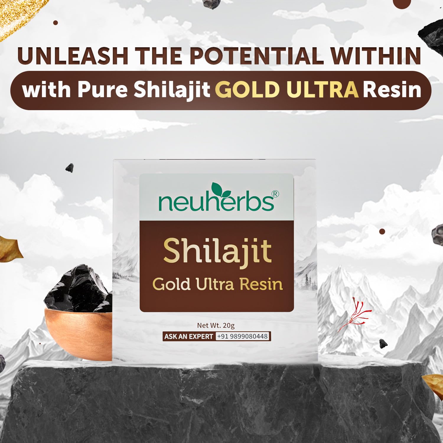Neuherbs Shilajit Gold Ultra Resin - 20g