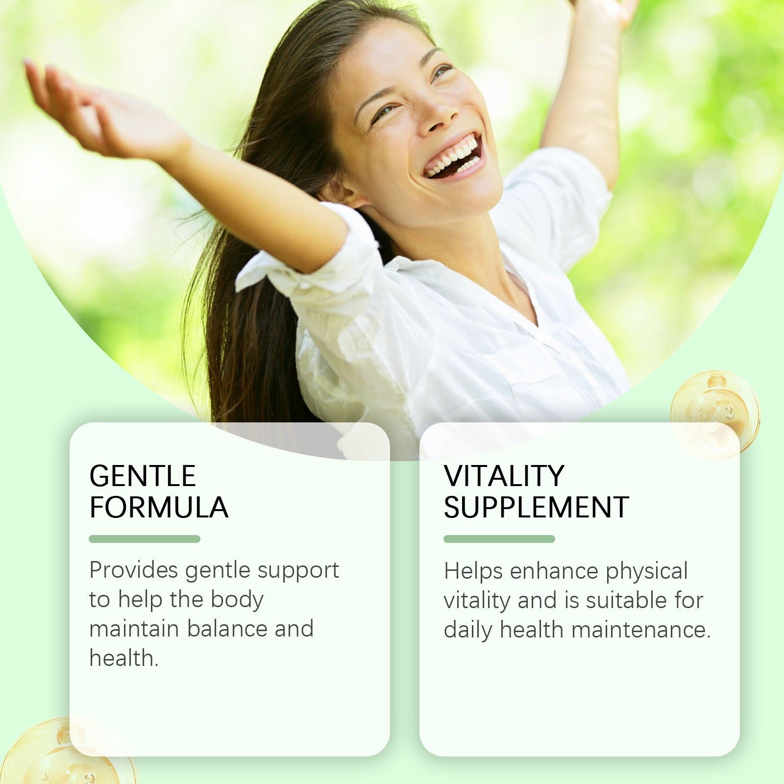 Body Care Supplement, Boost Energy, Support Immunity, Natural Herbal Formula ,60ml