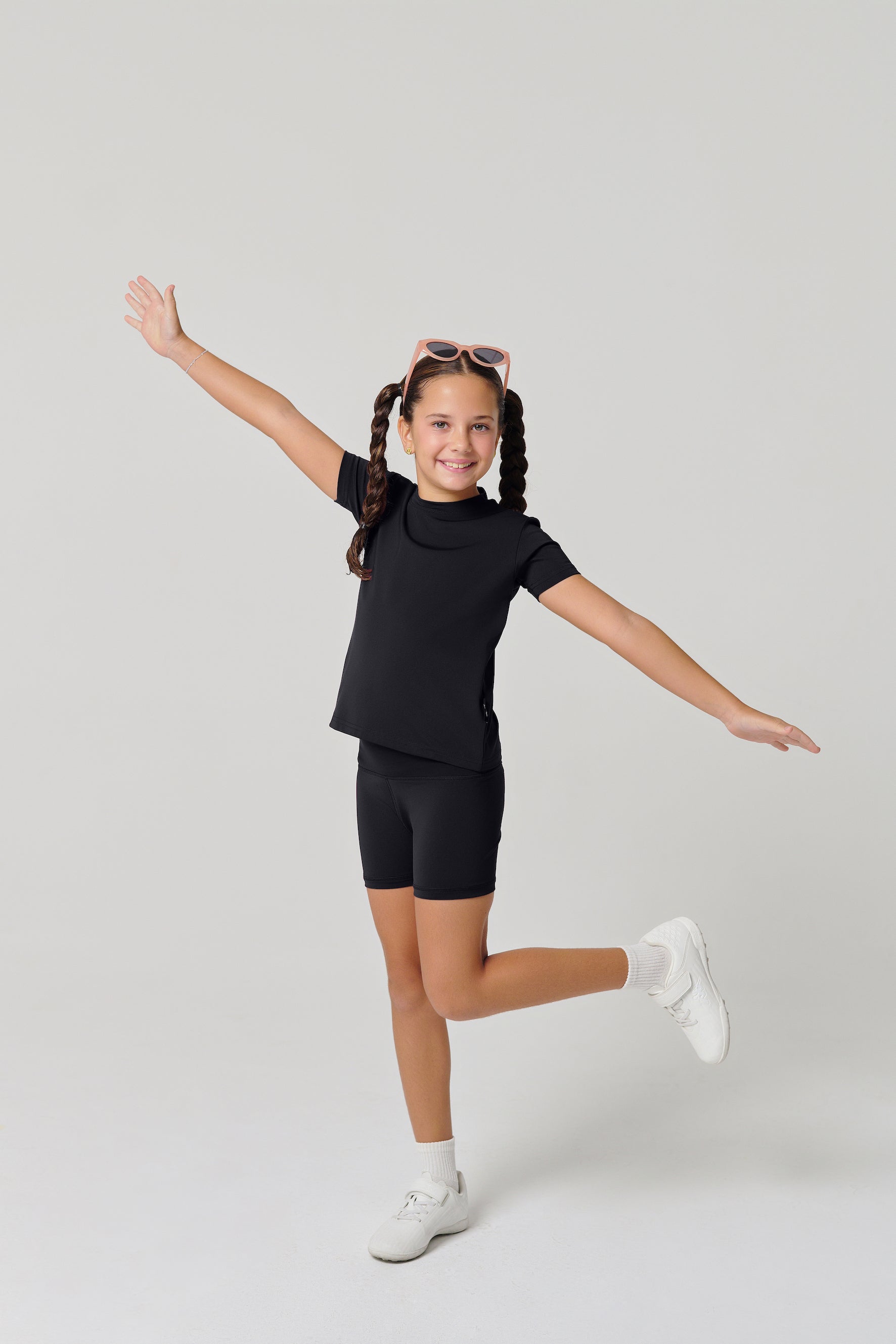 شورتات ركوب الدراجات "MULU Classic" للأطفال - أسود