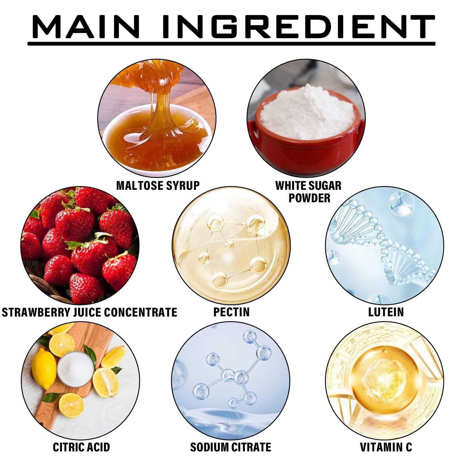 Body Care Gummies, Strawberry Flavor, Immune Boosting, Bone & Muscle Support ,30 gummies