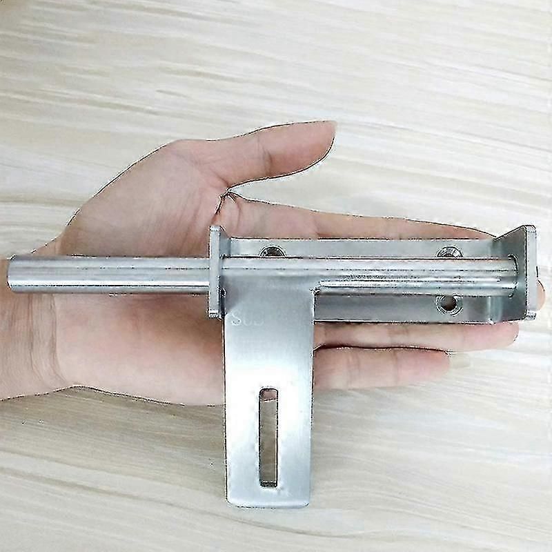 304 Stainless Steel Sliding Door Lock Latch With Padlock Hole