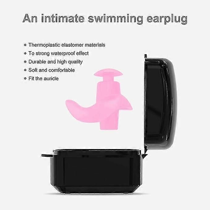 3 Pairs Kids Silicone Swimming Ear Plugs Waterproof Design
