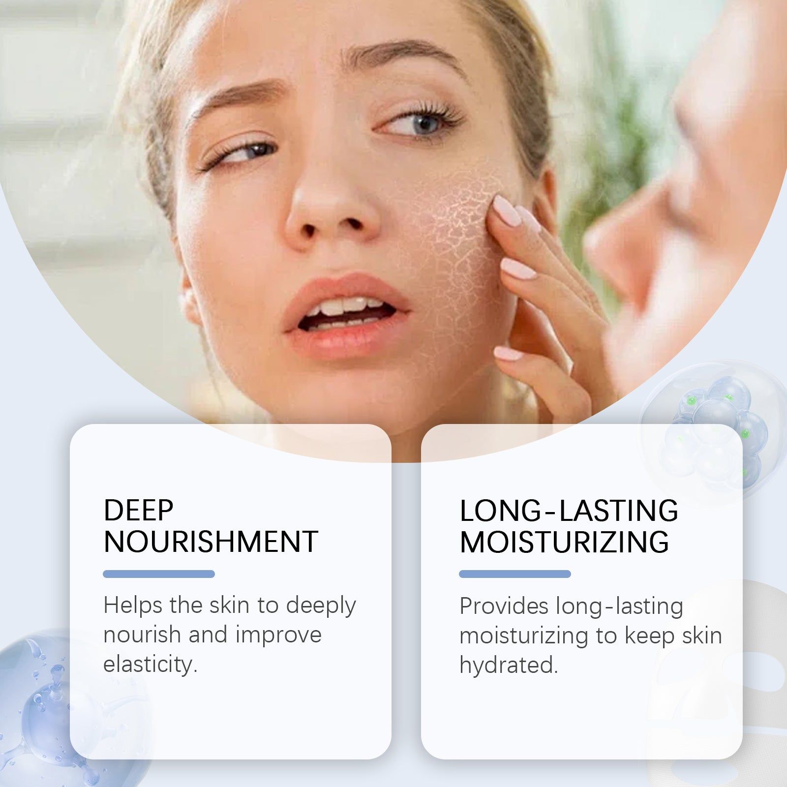Collagen Facial Mask, Hydrating, Brightening, Anti-Aging, Skin Elasticity ,4pieces