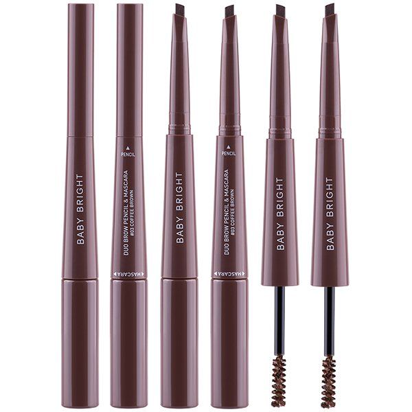 DUO BROW PENCIL & MASCARA 0.24G+4.8G BABY BRIGHT (M) #03 COFFEE BROWN