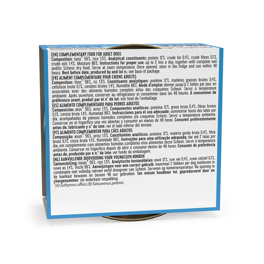 Schesir Dog Wet Food in Jelly Can, 150g