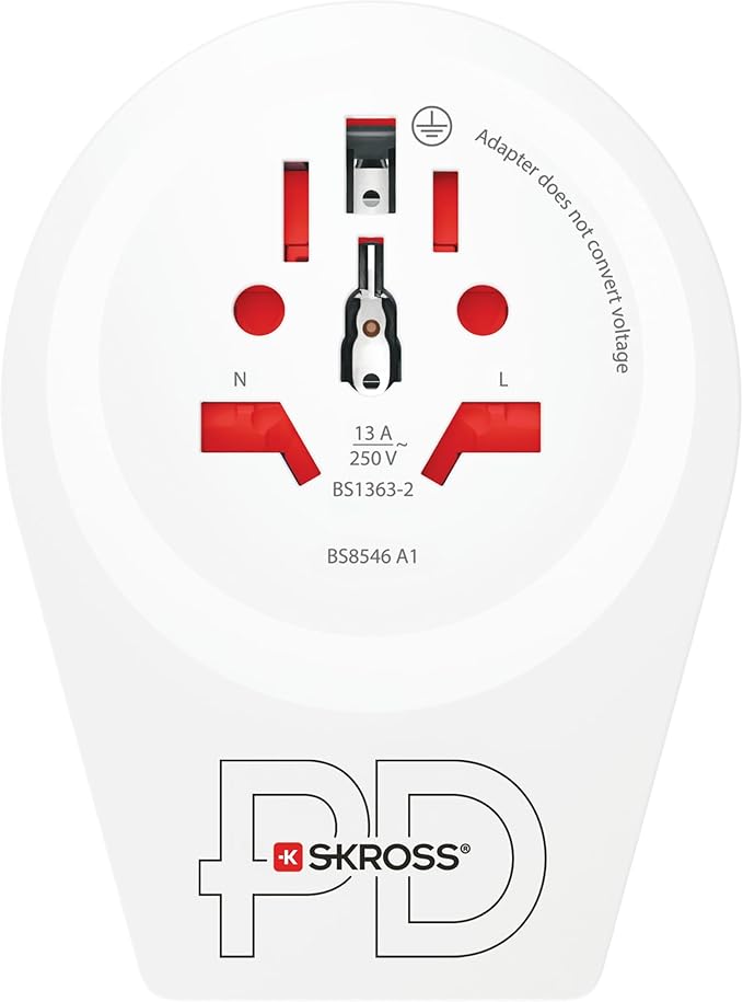 Skross 1500290 World To Europe Usb C20Pd